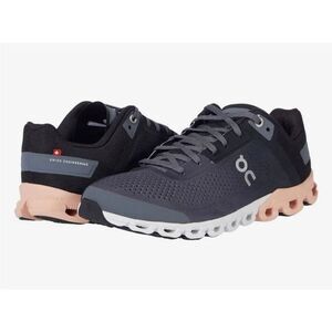 ON RUNNING Cloudflow "Rock/Rose" Running Shoes Size 8.5